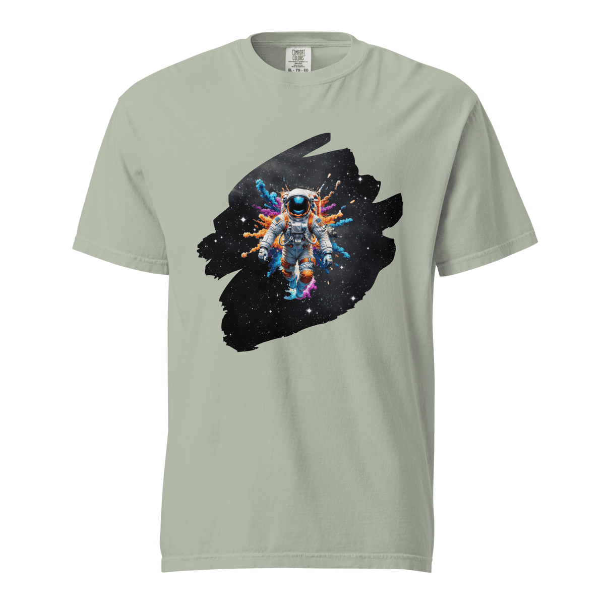 Textilgefärbtes Herren T-Shirt--ASTRONAUT - BloodMonk3y Herodad Brand