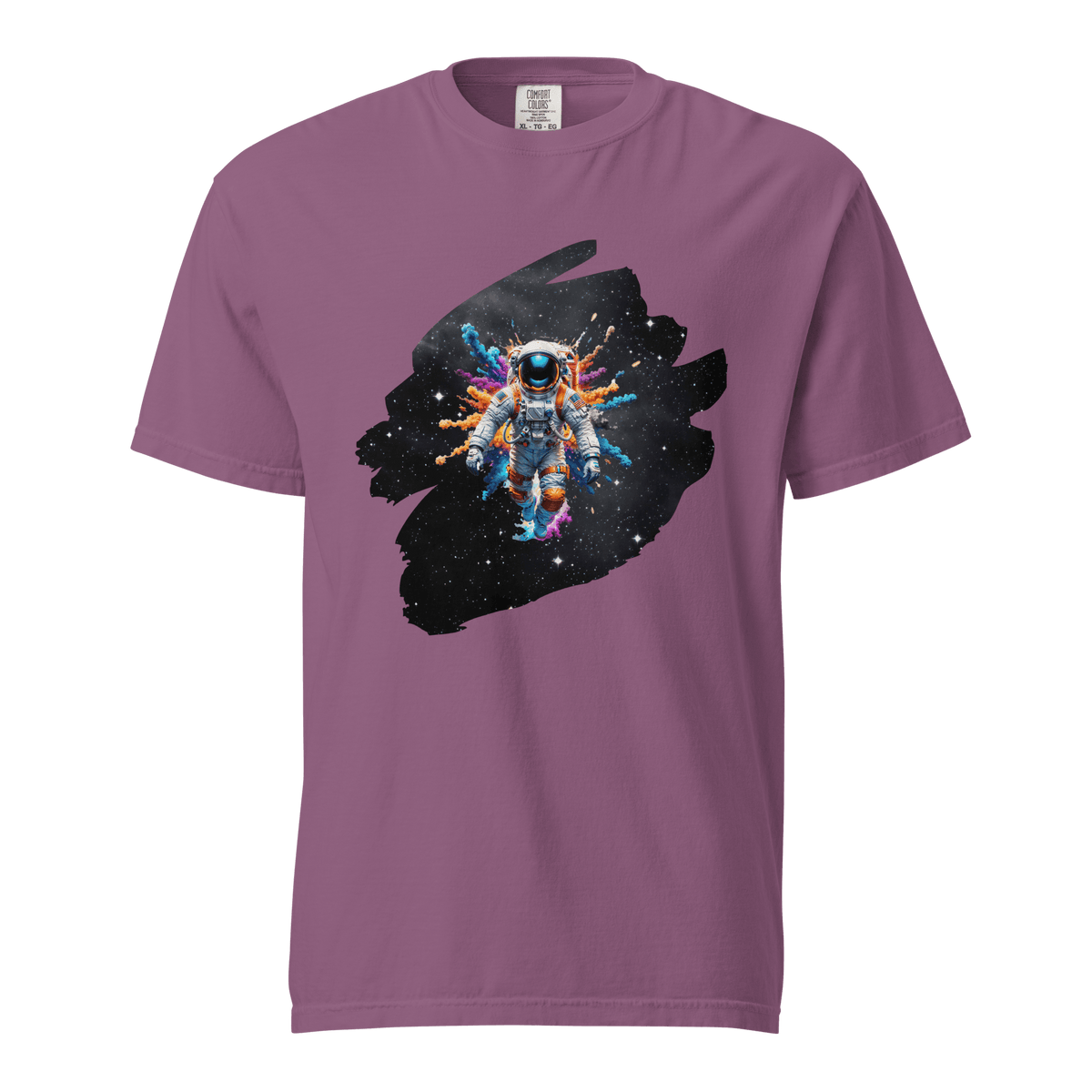 Textilgefärbtes Herren T-Shirt--ASTRONAUT - BloodMonk3y Herodad Brand