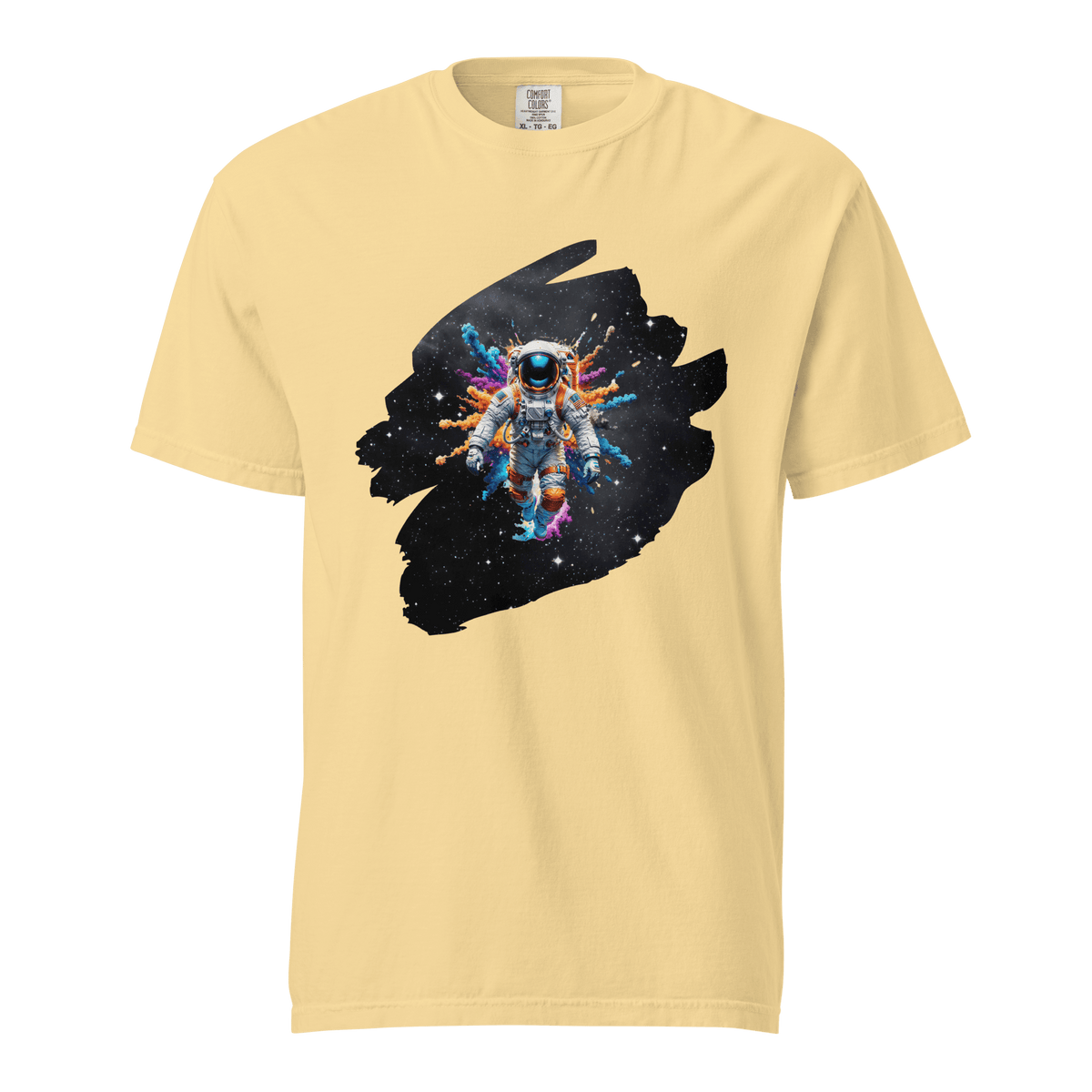 Textilgefärbtes Herren T-Shirt--ASTRONAUT - BloodMonk3y Herodad Brand