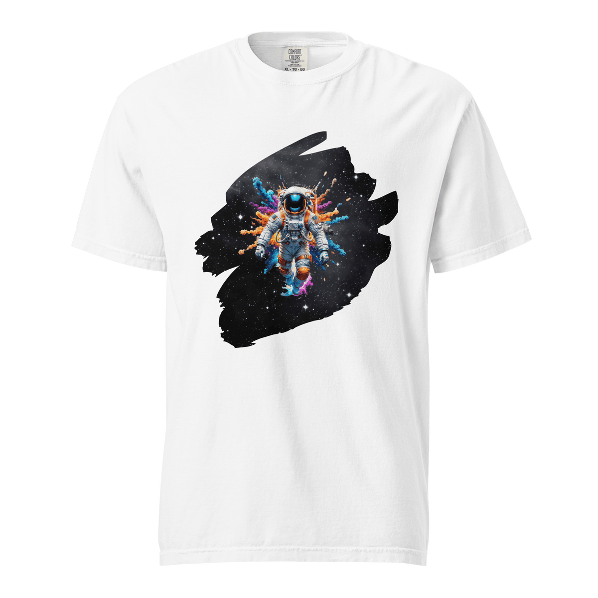 Textilgefärbtes Herren T-Shirt--ASTRONAUT - BloodMonk3y Herodad Brand