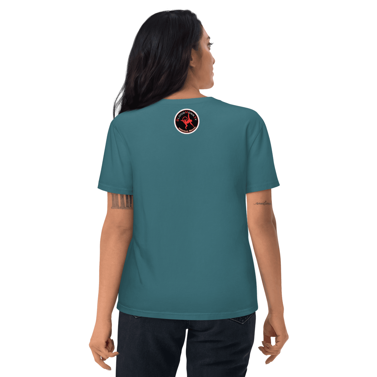 Damen Bio-Baumwoll-T-Shirt--ASTROGALAXY - BloodMonk3y Herodad Brand