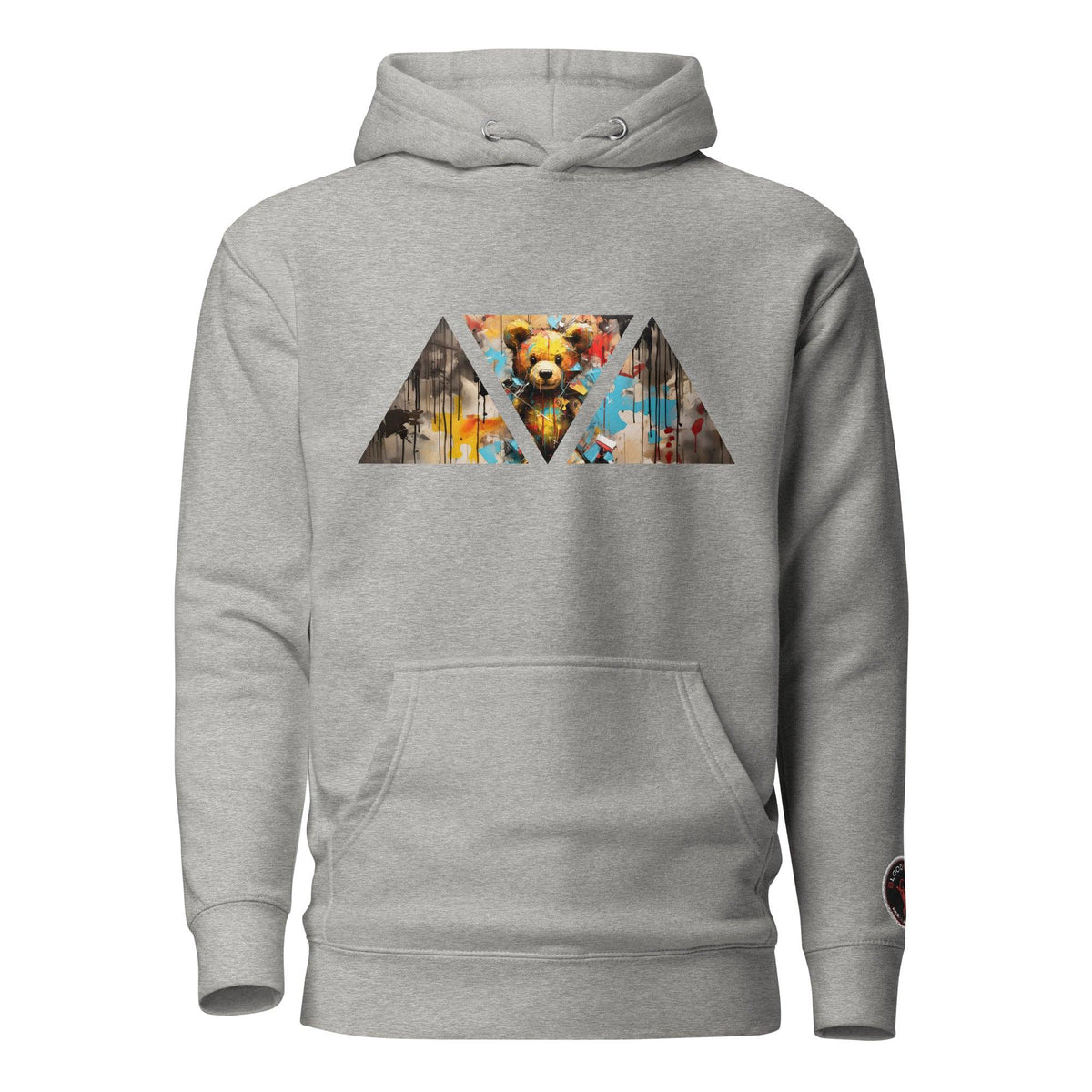 Stylischer Unisex-Kapuzenpullover--TRIANGLETEDDY - BloodMonk3y Herodad Brand