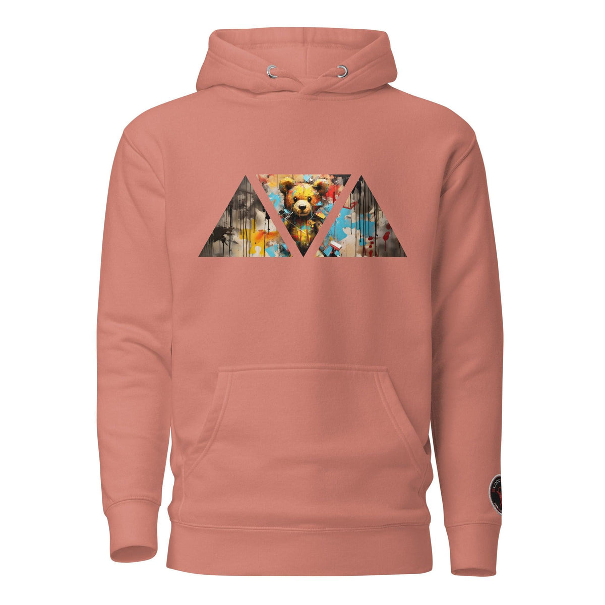 Stylischer Unisex-Kapuzenpullover--TRIANGLETEDDY - BloodMonk3y Herodad Brand