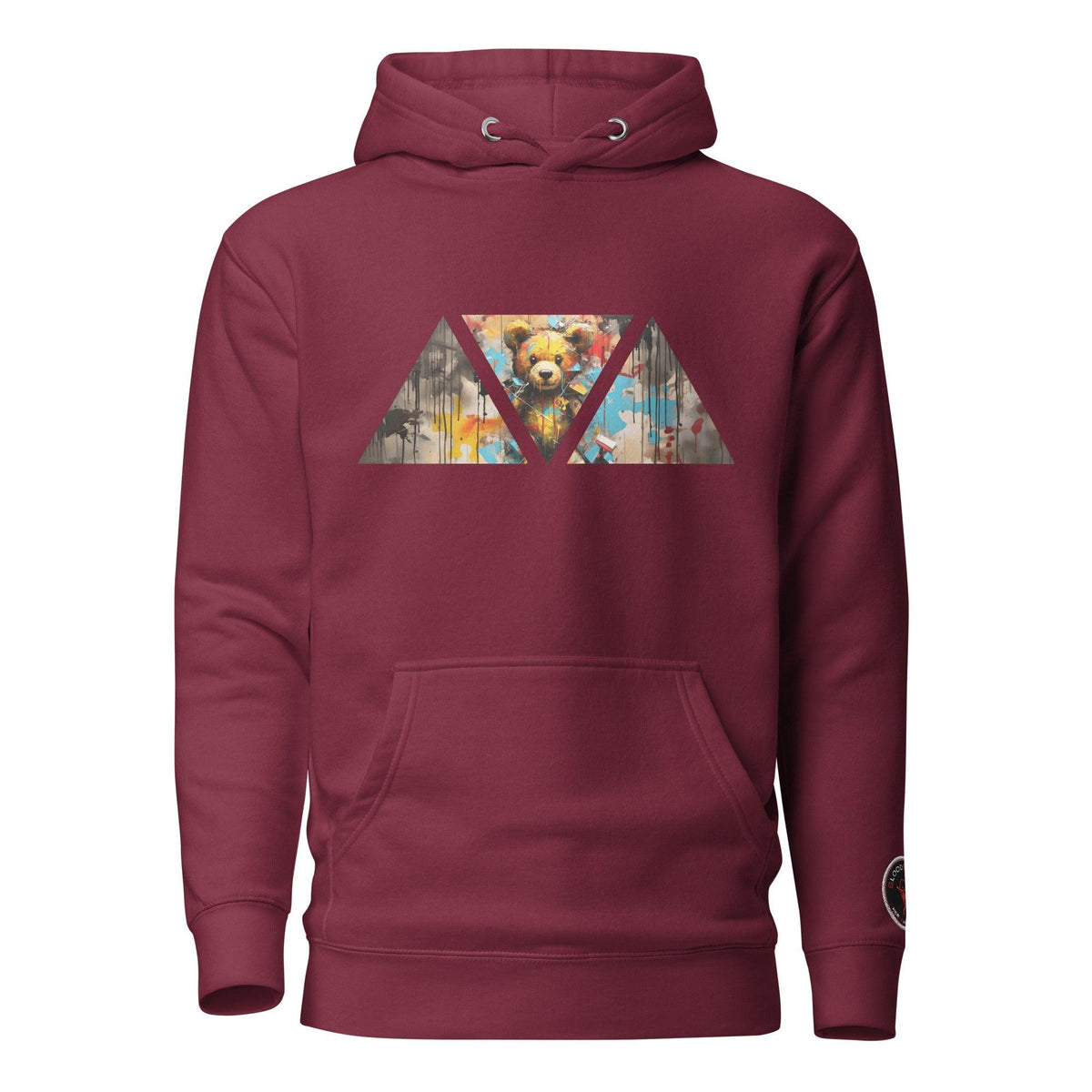 Stylischer Unisex-Kapuzenpullover--TRIANGLETEDDY - BloodMonk3y Herodad Brand