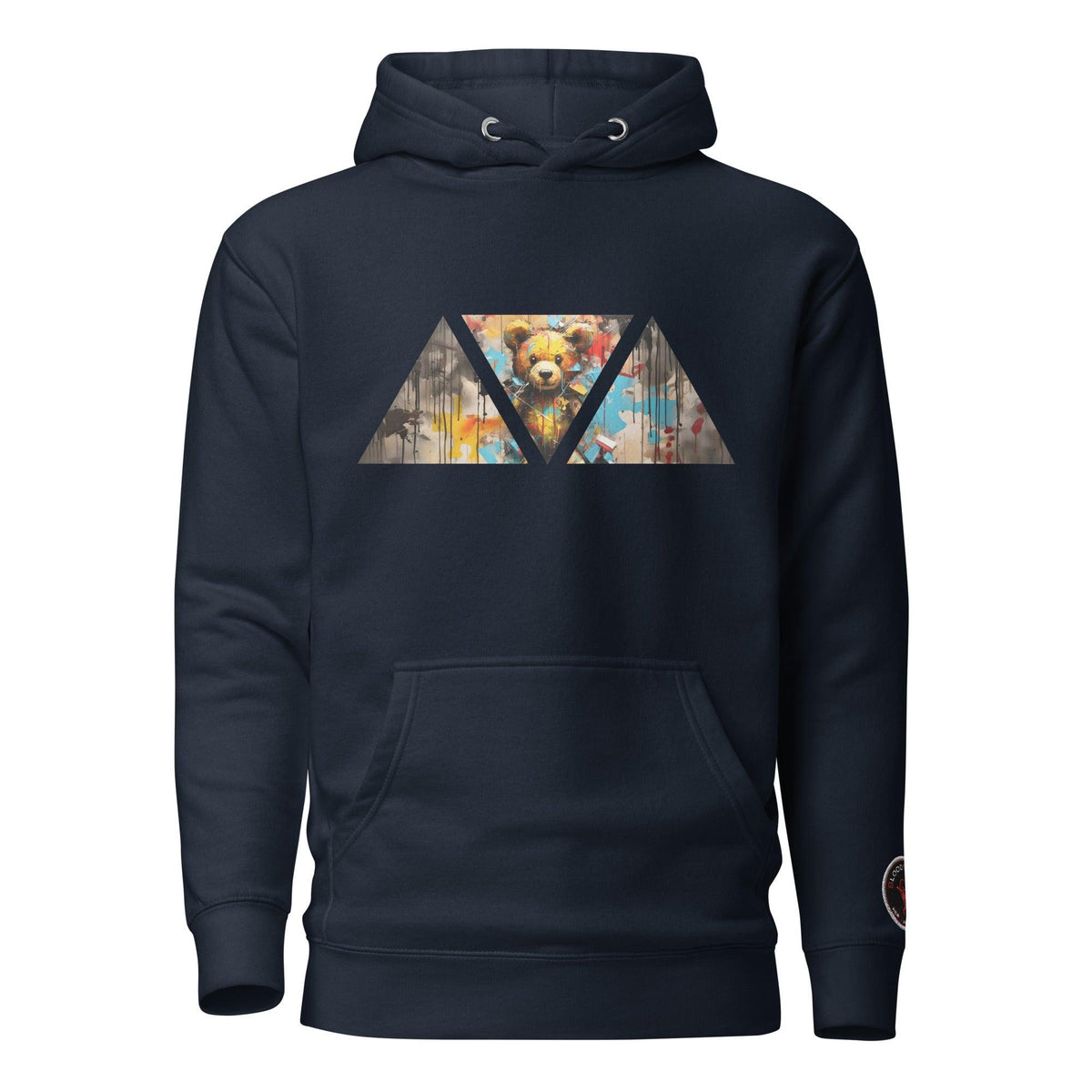 Stylischer Unisex-Kapuzenpullover--TRIANGLETEDDY - BloodMonk3y Herodad Brand